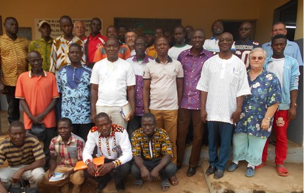 20/12/19 Bouaflé, lancement du projet d’appui à la transition agroécologique en Afrique de l'Ouest (PATAE): M. Allangba Léon AMANI de L'AFDI donne les bienfaits