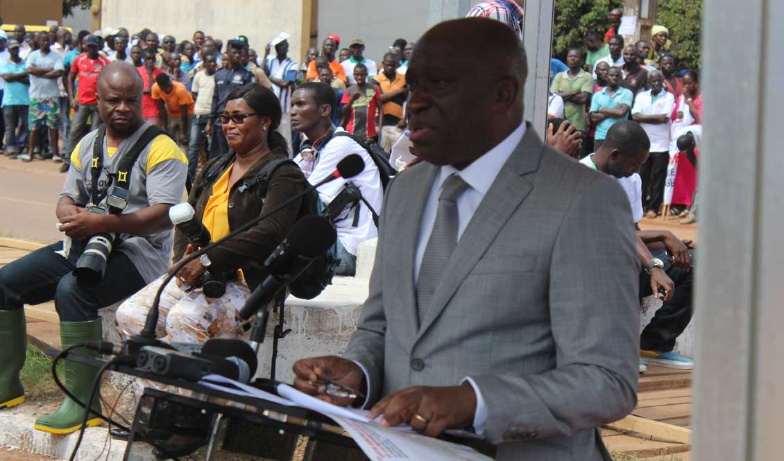 13/11/16 Le Ministre Allah Kouadio se flicite de la participation de la Cte dIvoire  la COP22