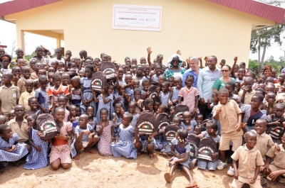 24/11/14 LE CONSEIL DU CAFE-CACAO ET SES PARTENAIRES EQUIPENT EN INFRASTRUCTURES DE BASE LES COMMUNAUTES RURALES DE LA REGION DE LA NAWA