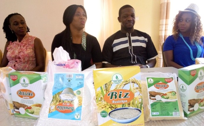 08/04/18  Des produits faits  base du riz local et de manioc prsents aux agriculteurs  Vavoua