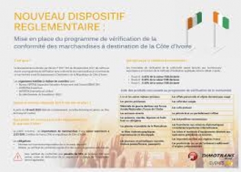 19/02/19  La Cte d'Ivoire relance son Programme de vrification des marchandises importes 